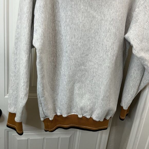 VTG Legends Athletic University of Texas UT Embroidered Ringer Sweatshirt Size L - Picture 9 of 11